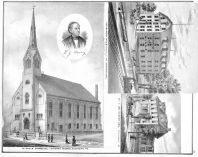 St. Pauls Evangelical Lutheran Church, Catasauqua Mills, Wm. Younger, Jos. Hunter, Lehigh County 1876